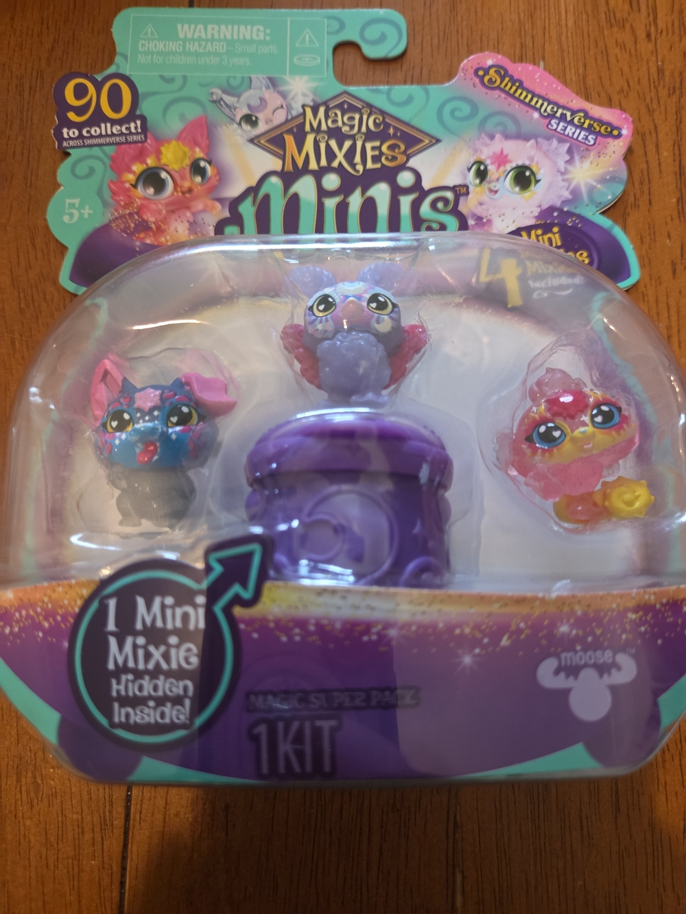 Magic Mixies Minis Shimmervese 4-Pack - Purple, Pink, Orange - Picture 5 of 7